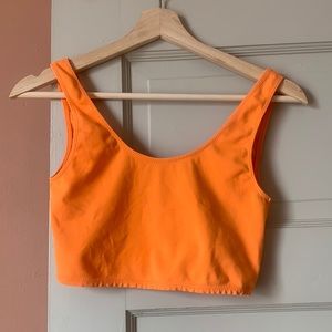 Aritzia Wilfred Free KOS Tank in bright orange - small